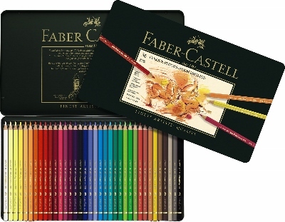 Faber-Castell Pastelky Faber-Castell Polychromos plechová krabička 36 ks