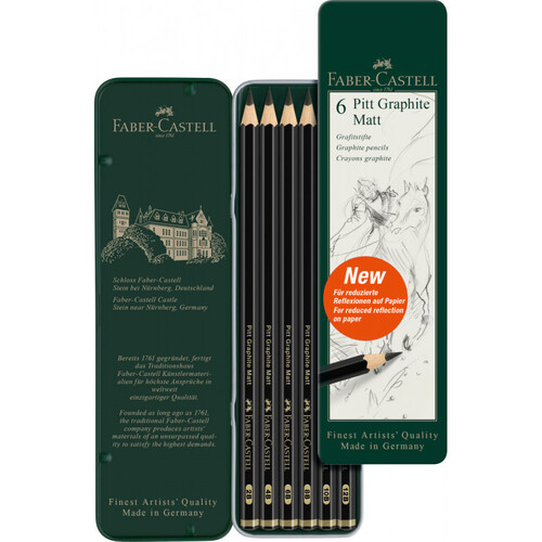 Faber-Castell Grafitová Ceruzka Faber-Castell Pitt Graphite Matt sada 11 ks