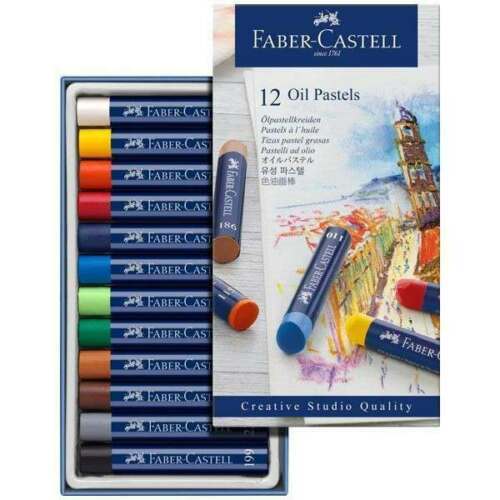 Olejové Pastely Faber-Castell 12 ks