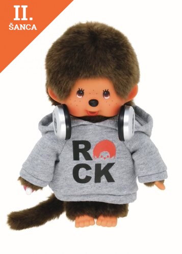 Lacná hra Mončiči chlapec v mikine so slúchadlami 20cm