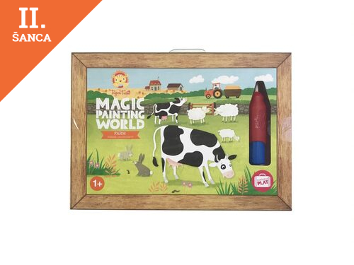 Lacná hra Magické maľovanie Farma