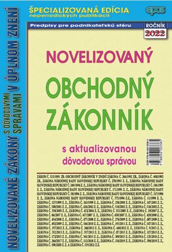 Novelizovaný obchodný zákonník 6/2022