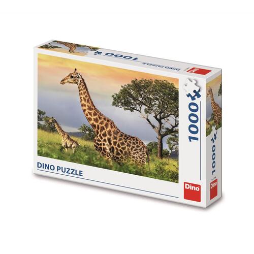 Dino Toys Puzzle Žirafia rodinka 1000 Dino
