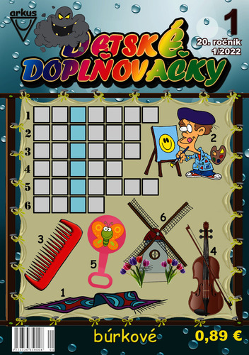 Kniha Detské doplňovačky 1 2022 búrkové - Jela Mlčochová