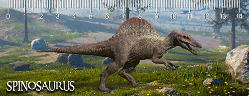 3D pravítko Spinosaurus DEEP