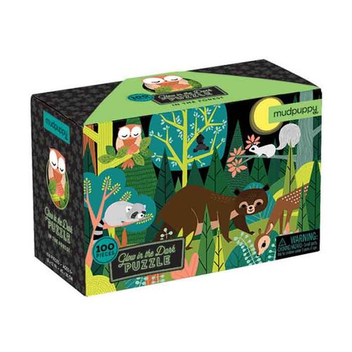 Puzzle svietiace v tme V lese 100 Mudpuppy
