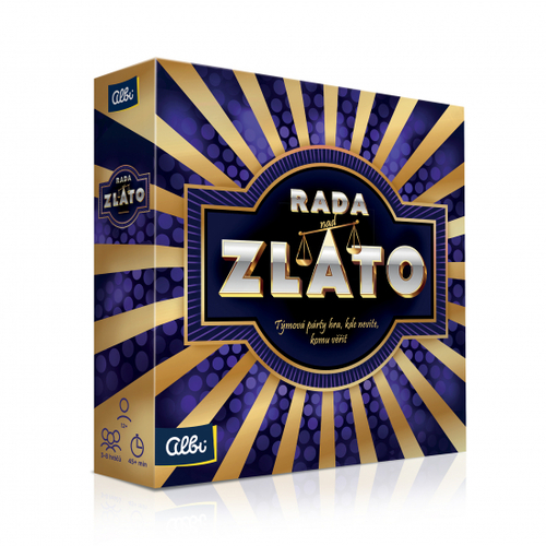 Kniha Albi Albi hra Rada nad zlato (hra v češtine)