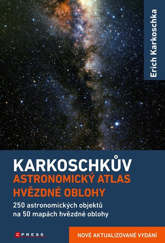 Karkoschkův astronomický atlas hvězdné oblohy kúpite na Panta Rhei