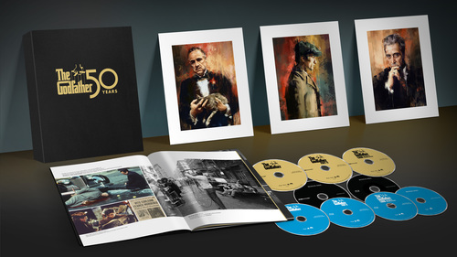 Kmotr kolekce 1.-3. edice k 50. výročí 9BD (UHD+BD) - digipack s premiums