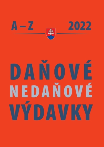Daňové a nedaňové výdavky 2022