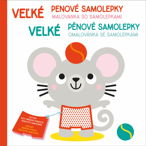 Velké pěnové samolepky: Myšák / Veľké penové samolepky: Myška