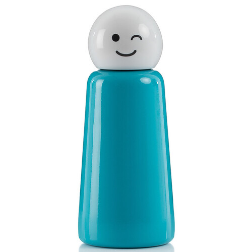 Lund London Termo fľaša LUND LONDON Skittle Bottle Mini 300ml Sky Blue & White wink