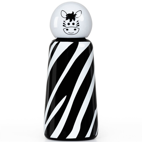Termo fľaša LUND LONDON Skittle Bottle Mini 300ml Zebra
