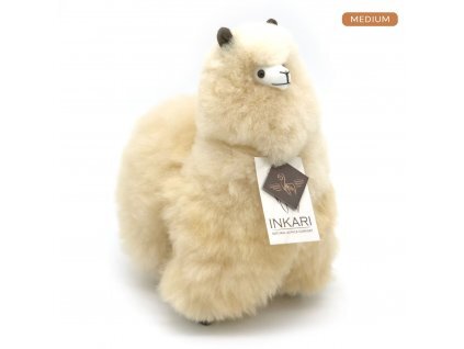 Plyšová hračka Alpaca MEDIUM Blond 32cm