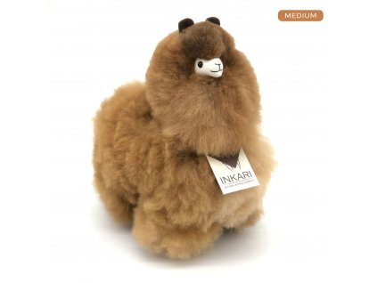 Plyšová hračka Alpaca MEDIUM Caramel 32cm