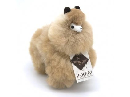 Plyšová hračka Alpaca SMALL Sandstone 23cm
