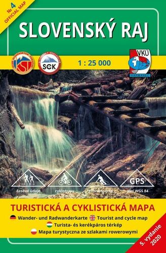 Slovenský raj - TM 4 - 1: 25 000, 5. vydanie