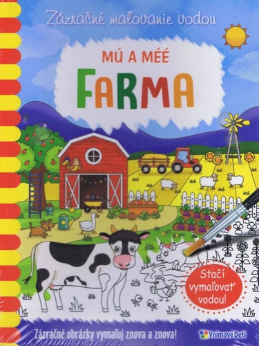 Kniha Mú a méé - Farma - zázračné maľovanie vodou