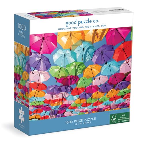 Puzzle Dúhové dáždniky 1000 Galison