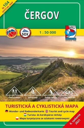 Čergov - TM 104 - 1: 50 000, 6. vydanie