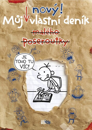 Kniha Můj (nový) vlastní deník malého poseroutky, 2. vydání - Jeff Kinney,Veronika Volhejnová
