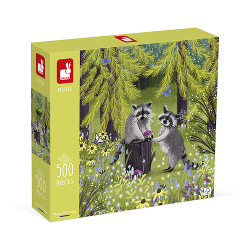 Puzzle Medvedík čistotný 500 Janod Art