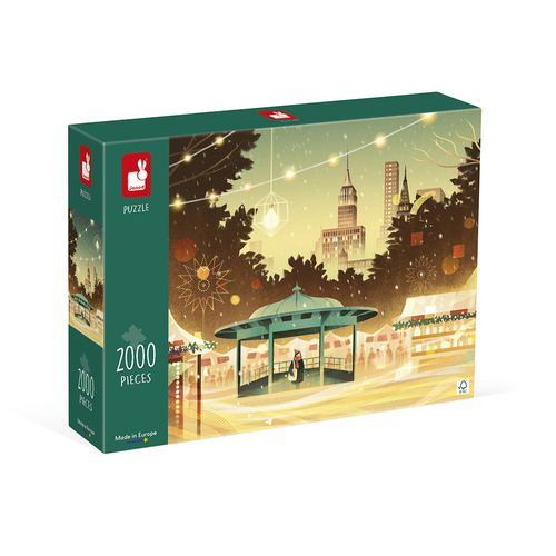 Puzzle New York v noci 2000 Janod Art