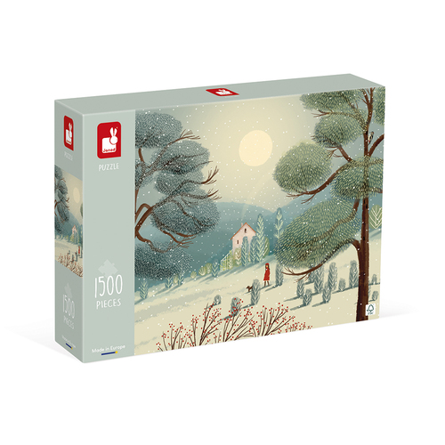 Puzzle Zimná rozprávková krajina 1500 Janod Art