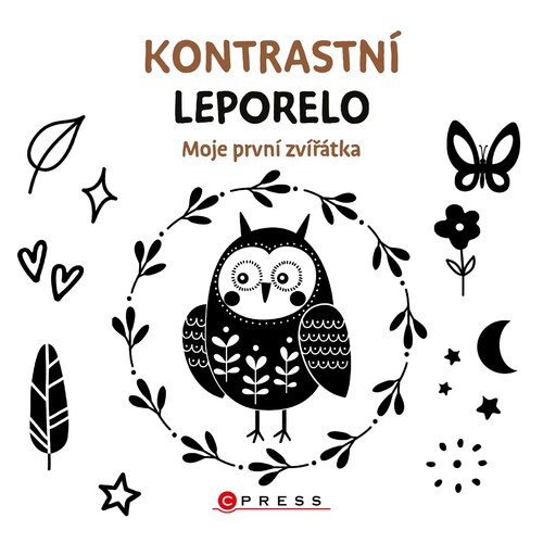 Kniha Kontrastní leporelo: Moje první zvířátka