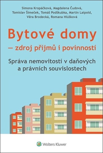 Kniha Bytové domy Zdroj příjmů i povinností