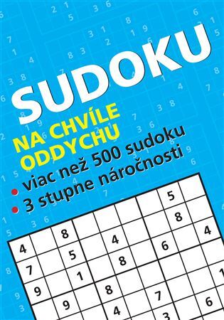 Kniha Sudoku na chvíle oddychu