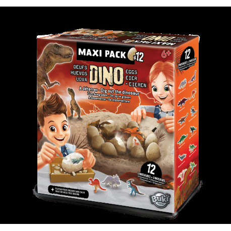 Buki Maxi sada Dinosaurie vajcia 12ks