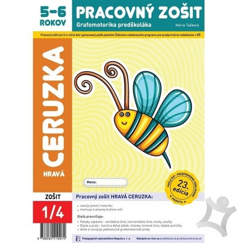 Hravá ceruzka - Pracovný zošit 5-6 rokov