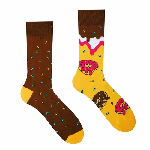 Unisex ponožky Donut HestySocks (veľkosť: 43-46)