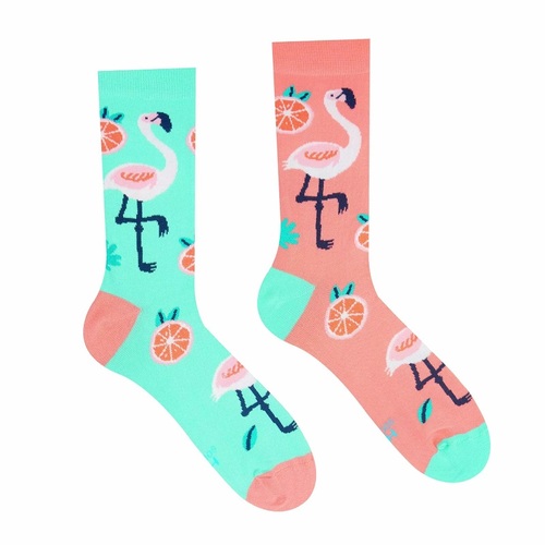 Unisex ponožky Plameniak HestySocks (veľkosť: 43-46)