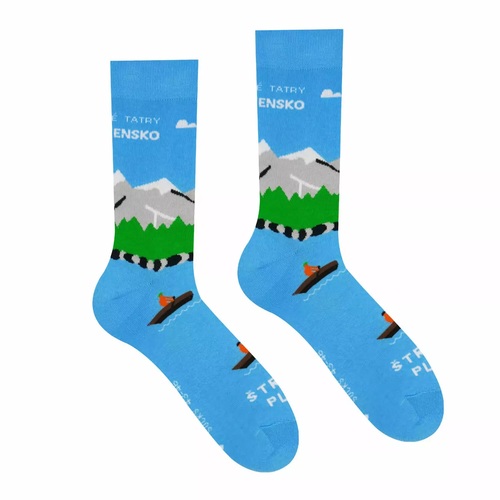 HestySocks Unisex ponožky Štrbské pleso HestySocks (veľkosť: 35-38)