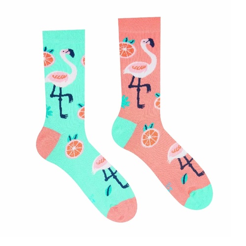 Unisex ponožky Plameniak HestySocks (veľkosť: 43-46)