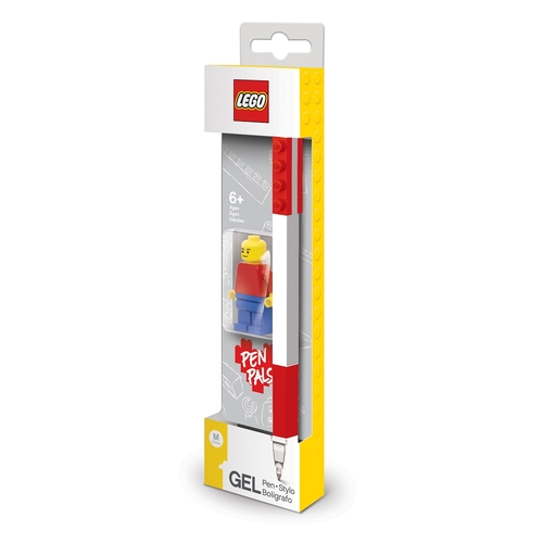 LEGO Stationery LEGO Gélové pero s minifigúrkou, červené 1 ks