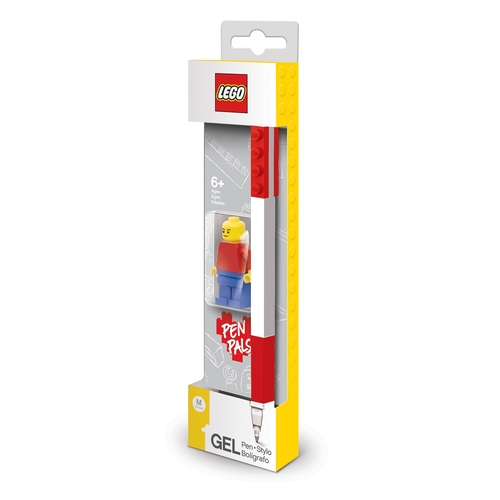 Kniha LEGO Stationery LEGO Gélové pero s minifigúrkou, červené 1 ks