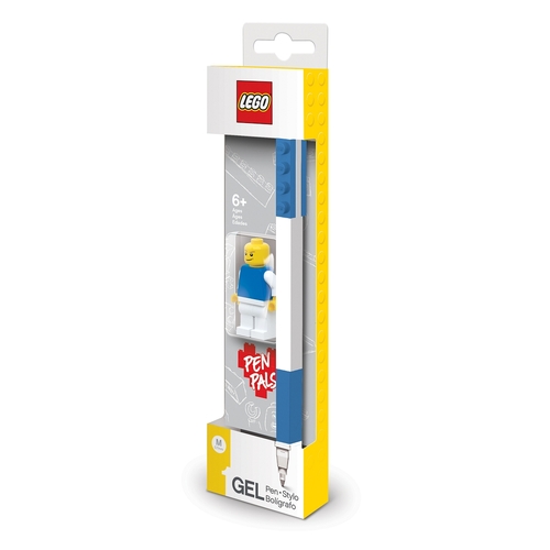 Kniha LEGO Stationery LEGO Gélové pero s minifigúrkou, modré 1 ks