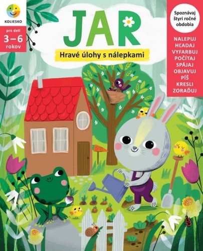 Kniha JAR – hravé úlohy s nálepkami