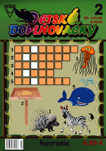 Kniha Detské doplňovačky 2 2022 havranie - Jela Mlčochová