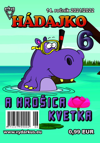 Kniha Hádajko 6 2022 a hrošica Kvetka - Jela Mlčochová