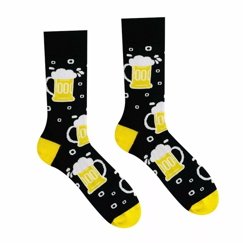 HestySocks Unisex ponožky Pivko HestySocks (veľkosť: 35-38)