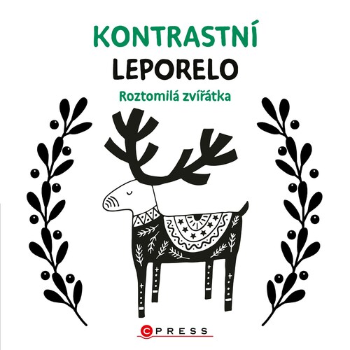 Kniha Kontrastní leporelo: Roztomilá zvířátka