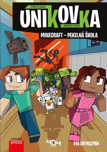 Kniha Únikovka: Minecraft – pekelná škola