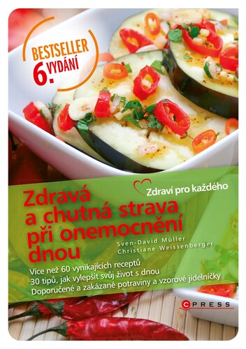 Kniha Zdravá a chutná strava při onemocnění dnou, 6. aktualizované vydání