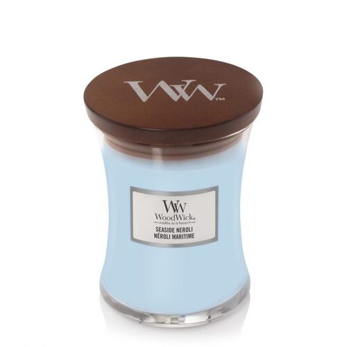 WoodWick sviečka stredná Seaside Neroli