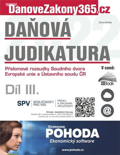 Kniha Daňová judikatura (III.) - Kolektív autorov