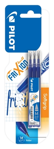 Náplň Pilot Roller Frixion Ball 0,7 mm/3 ks blister - modrá